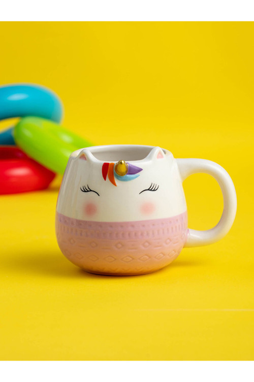 Şirin Seramik Desenli Kupa & Bardak 353 Ml