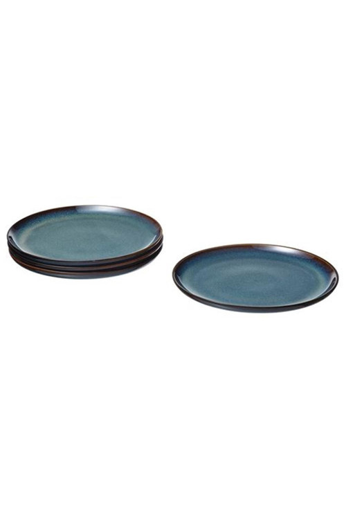 Gladelıg 4 Parça Mavi Tabak Set