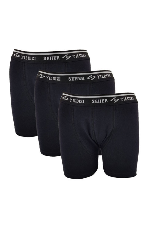 Seher Yıldız Erkek Likralı Boxer 6'lı Paket