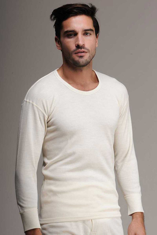 Erkek Battal Beden Doğal Termal Hakiki Yün içlik