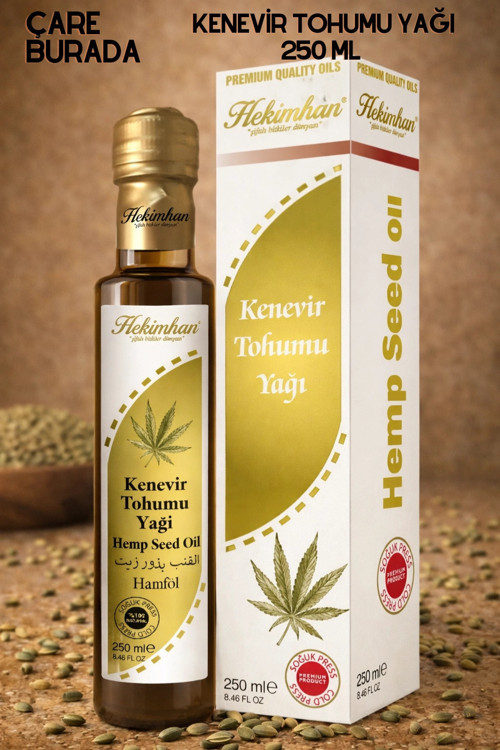 Hekimhan - Kenewir Tohumu Yağı 250 Ml (Soğuk Sıkım)