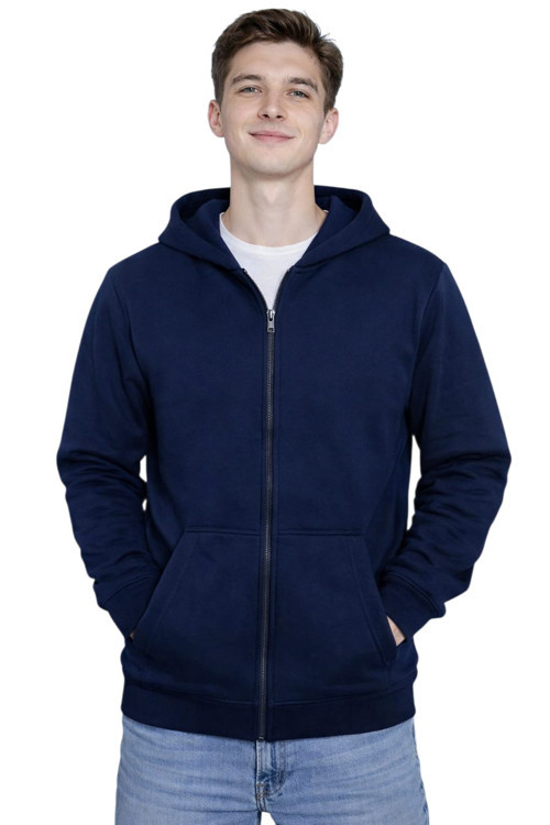 Kapüşonlu Fermuarlı Sweatshirt