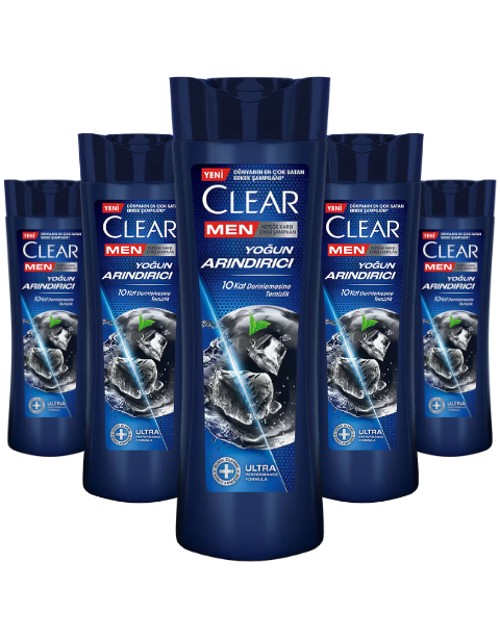 Men Kepeğe Karşı Etkili Şampuan Yoğun Arındırıcı 350 ML * 5 Adet