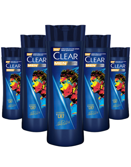 Men Kepeğe Karşı Etkili Şampuan Legend By CR7 350 ML * 5 Adet