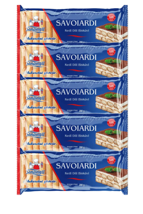 Kedi Dili Bisküvisi 200 gr x 5 Adet