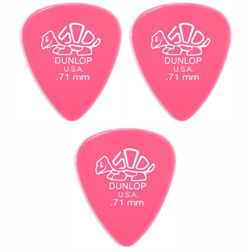 Jim 41P.71 Delrin 3 Adet Gitar Penası (0.71mm)