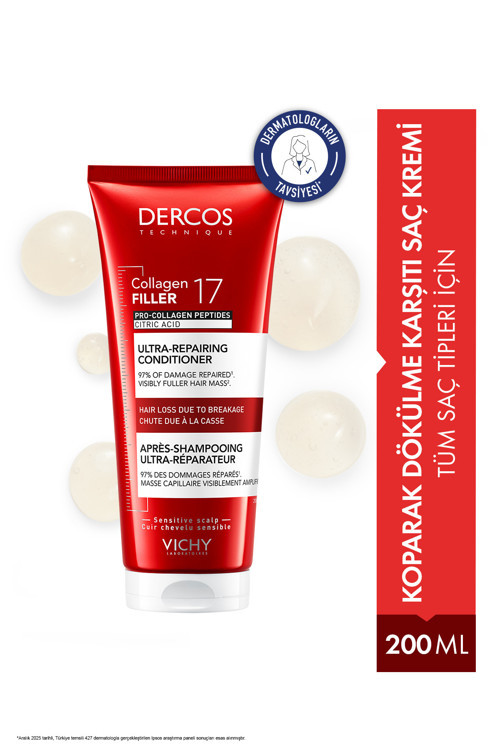 Dercos Collagen 17 Filler Saç Bakım Kremi 200ml