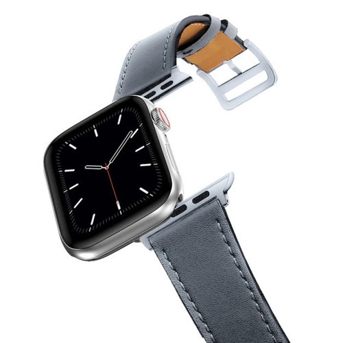 Ally Apple Watch 7-8 45mm 6-5-4 44mm Watch Ultra 49mm Single Coil Deri Kayış Kordon 3-2-1 42mm-(5775