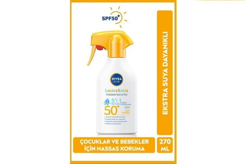 Bebek ve Çocuklar İçin Güneş Spreyi 50 SPF 270 ML