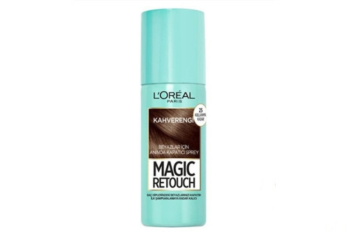 Loreal Paris Magic Retouch Beyazlar İçin Anında Kapatıcı Sprey Kahverengi 75 ML
