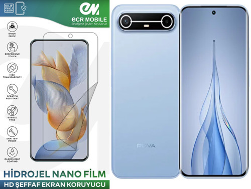 Tecno Pova Slim 5G ile Uyumlu Hidrojel Nano Film HD Şeffaf Ekran Koruyucu(Tempered Cam Değildir!)