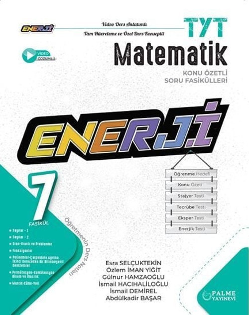 Palme YKS TYT Matematik Enerji Konu Özetli Soru Fasikülü Palme Yayınları