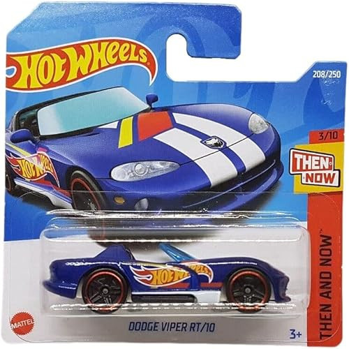 - Dodge Viper Rt/10 - Then And Now 3/10 - Hcv80 - Short Card - Mavi - Mattel 2022