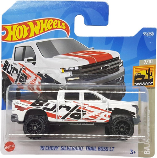 - ´19 Chevy Silverado Trail Boss Lt - Baja Blacers 7/10 - Hcw64 - Short Card - Borla - Gm