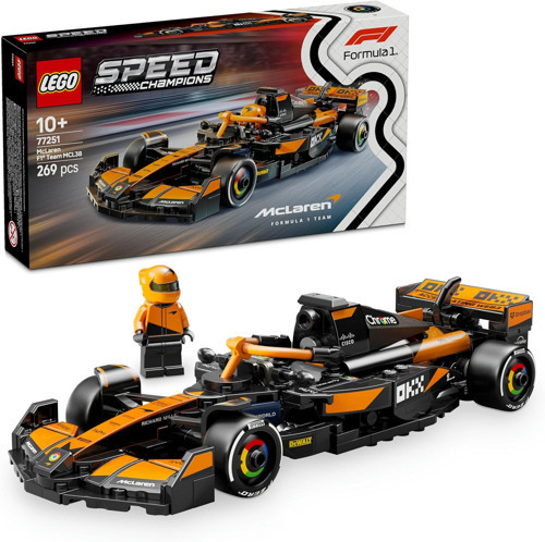 ® Speed Champions Mclaren F1 Team Mcl38 Yarış Arabası 77251 – 10 Yaş Ve Üzeri Kız Ve Erkek Çocukl