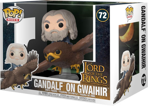 40869 Pop-Rides: Lord Of The Rings-Gwaihir W/Gandalf Hobbit Koleksiyon Oyuncağı, Çok Renkli, S