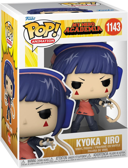 Pop! Animasyon: My Hero Academia (Mha) - Kyouka Jirou - Hearing Hero: Earphone Jack - Vinil Ko