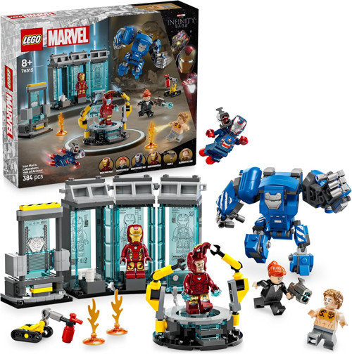 ® Marvel Iron Man’In Laboratuvarı: Zırh Salonu 76315-8 Yaş Ve Üzeri Çocuklar İçin Süper Kahrama
