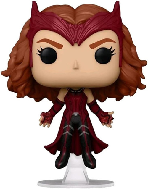 Marvel'S Wandavision Scarlet Witch Flying Pop! Vinyl With A Pop! Ecotek Box Protector