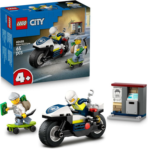 ® City Polis Motosikleti Takibi 60455-4 Yaş Üzeri Kız Ve Erkek Çocuklar İçin Polis Motosikleti Oy