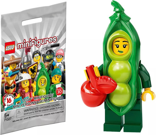 ® 71027 Minifigür Seri 20 3 - Peapod Costume Girl Minifigür