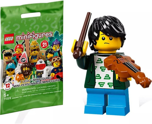 ® 71029 Minifigür Seri 21 2 - Violin Kid Minifigür
