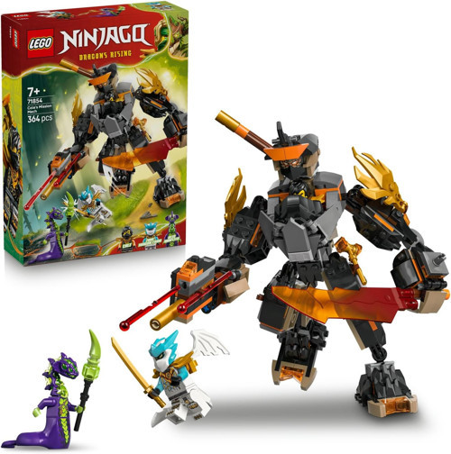 ® Ninjago Cole’Un Görev Robotu Ve Ejderha Zane 71854-7 Yaş Ve Üzeri Çocuklar İçin Çekiçli Cole, K