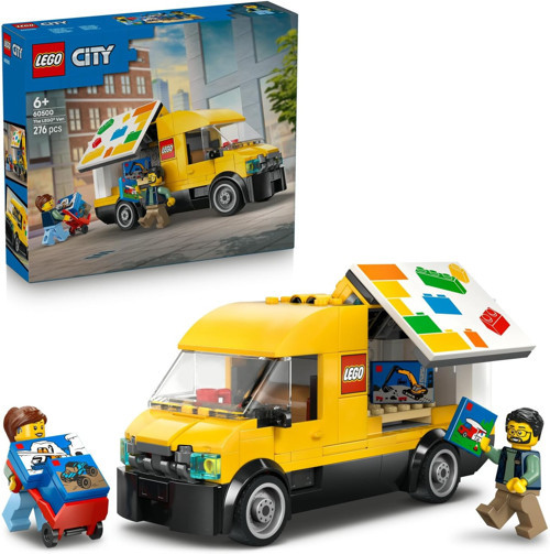 ® City: Kamyonet 60500 – 6 Yaş Ve Üzeri Erkek Ve Kız Çocuklar İçin Sürücü Ve İşçi Minifigürl