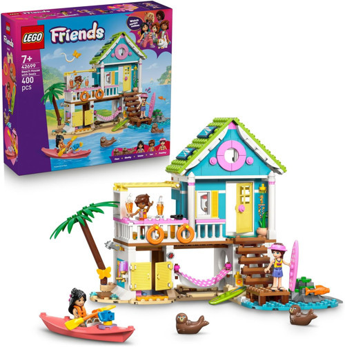 ® Friends Fok Balıklı Yazlık Ev 42699 – 7 Yaş Ve Üzeri Çocuklar İçin Leo, Liann Ve Paisley Mini B