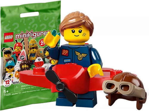 ® 71029 Minifigür Seri 21 9 - Airplane Girl Minifigür