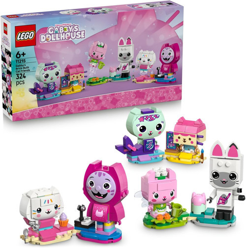 ® Gabby’s Dollhouse Gabby’Nin Parçalarla İnşa Edilen Kedi Arkadaşları 11215-6 Yaş Ve Üzeri Çocukl