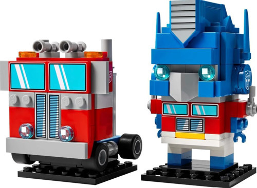 ® BrickHeadz 40803 Optimus Prime Robot and Vehicle