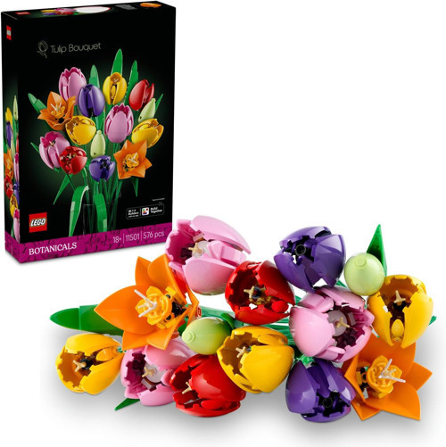 ® Botanicals Lale Buketi 11501 - Yetişkinler İçin Çeşitli Renkler Ve Aşamalarda 5 Lale İçeren Sev