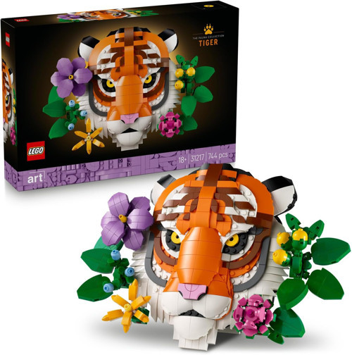 ® Art Fauna Koleksiyonu – Kaplan 31217 - Sanat Sever Yetişkinler İçin Çiçekli Dekoratif Model Yap