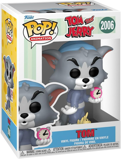 Pop! Animasyon: Tom & Jerry - Tom - Koleksiyon Vinil Figür - Hediye Fikri - Resmi Ürün - Çocuk
