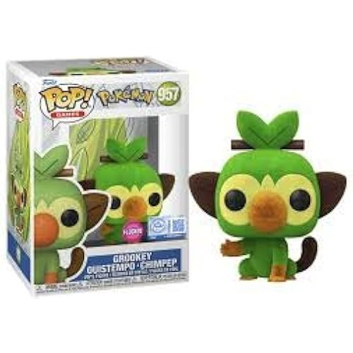 Pop Grookey Ouistempo.Chimpep Flocked Original 957 (Plastik Koruma Ile)