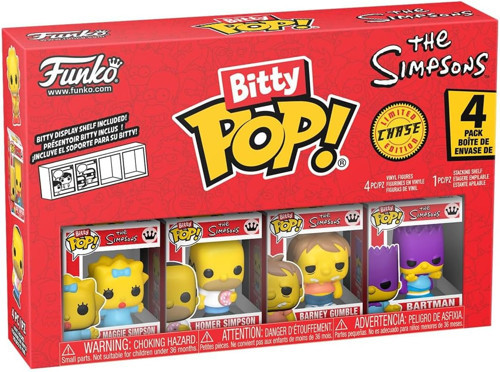Bitty Pop! The Simpsons - Maggie 4Pkund Bir Sürpriz Mini Figür - 0,9 Inç (2,2 Cm) Koleksiyon P