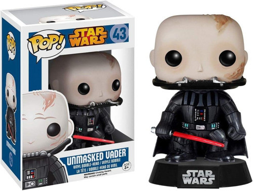 Pop Star Wars Unmasked Darth Vader