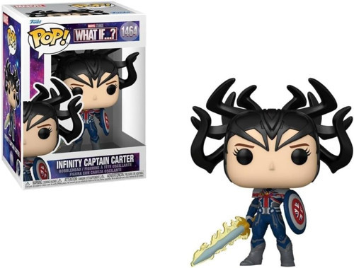 Pop Vinyl: Marvel What If - Infinity Captain Carter - Koleksiyon Vinil Figür - Hediye Fikri -
