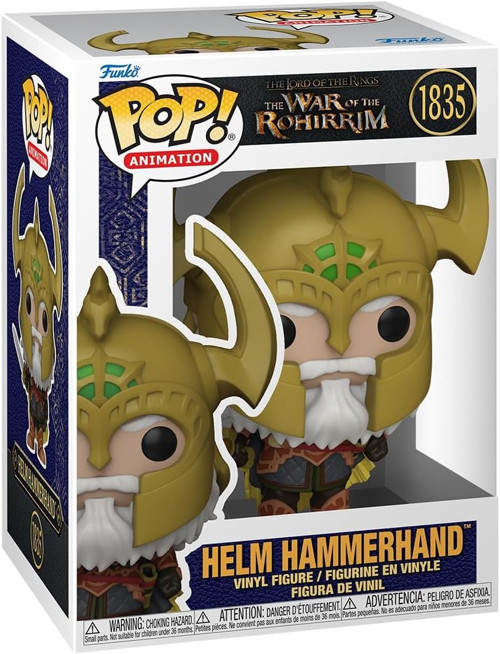 Pop Animation: War Of The Rohirrim- Helm Hammerhand Figür
