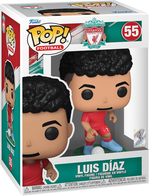 Pop! Soccer: Liverpool Fc - Luis Diaz - Vinil Koleksiyon Figürü - Hediye Fikri - Resmi Ticari