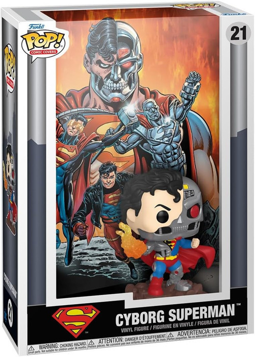 Pop Comic Cover Dc Cyborg Superman Figürü