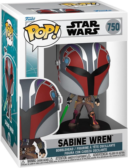 Pop Star Wars: Ahsoka - Sabine Wren - Star Wars Ahsoka - Koleksiyonluk Vinil Figür - Hediye Fi