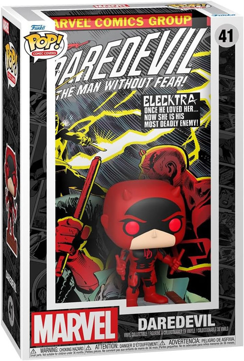 Pop Çizgi Roman Kapağı: Marvel - Daredevil #168 - Marvel Comics - Koleksiyon Vinil Figür - Hed