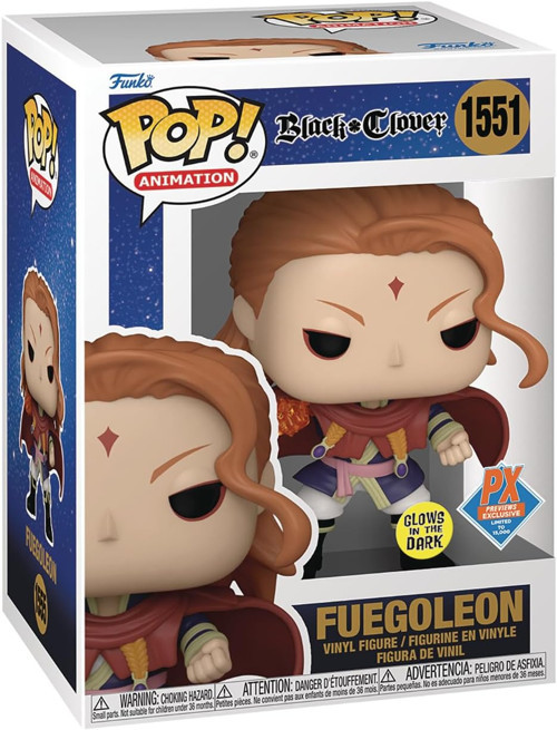 Pop! Animasyon: Kara Yonca - Fuegoleon Vermillion (Glow In The Dark) Figür (Px Exclusive)