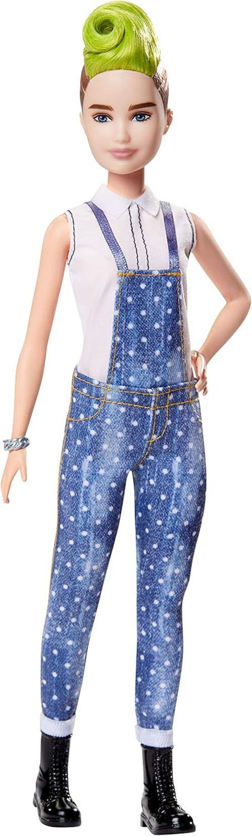 Fashionistas Bebek Ve Aksesuarları Yeşil Mohawk Saçlı Fxl57