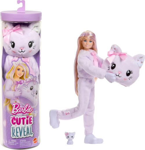 Cutie Reveal Bebek Ve Aksesuarları, Yumuşak Dostlar Serisi Kedicik, Renk Değişimi Ve Mini Evc