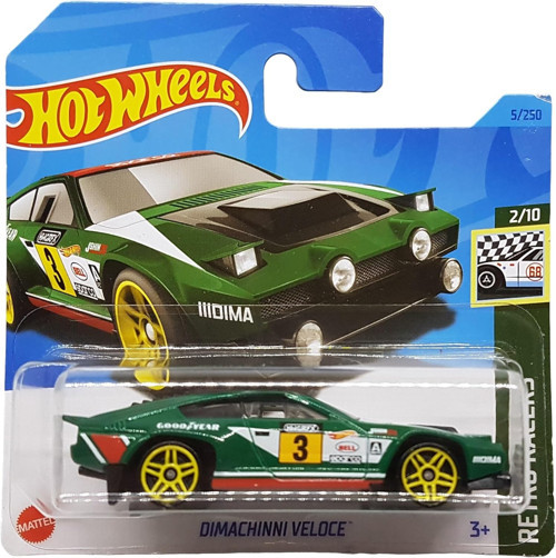 - Dimachinni Veloce - Retro Racers 2/10 - Hkh03 - Short Card - Good Year - Bell - Sparco