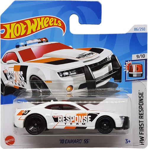 - ´10 Camaro Ss - Hw First Response 9/10 - Htd88 - Short Card - Acil Durum Aracı - Gm - M