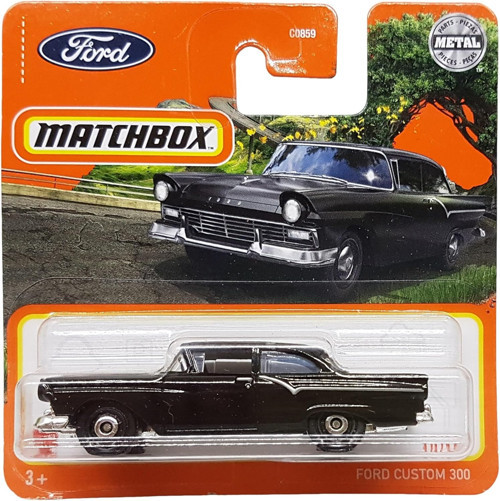 Matchbox - Ford Custom 300 - Mb 10/100 - Hfr41 - Short Card - Siyah - Özellik - Superfast Lesney - M